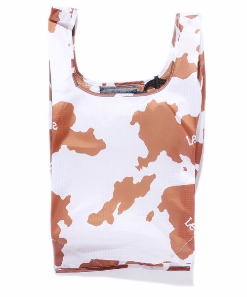 Lee(リー)の「Lee/リー ECO BAG 畳めるエコバッグ 小物 バック 牛柄(エコバッグ/サブバッグ・メンズ・ブラウン/ブラック・FREE)」の1枚目の写真