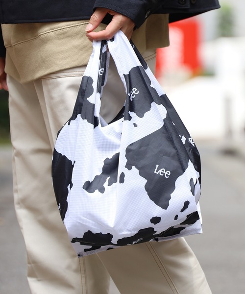 Lee(リー)の「Lee/リー ECO BAG 畳めるエコバッグ 小物 バック 牛柄(エコバッグ/サブバッグ・メンズ・ブラウン/ブラック・FREE)」の15枚目の写真