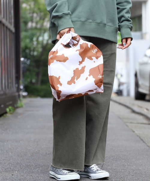 Lee(リー)の「Lee/リー ECO BAG 畳めるエコバッグ 小物 バック 牛柄(エコバッグ/サブバッグ・メンズ・ブラウン/ブラック・FREE)」の20枚目の写真