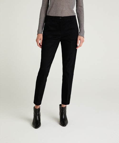 SISLEY(シスレー)の「ストレッチシガレットパンツ(その他パンツ・レディース・ダークグリーン/グレー/ブラック/ライトベージュ・40/42/44/38)」の2枚目の写真