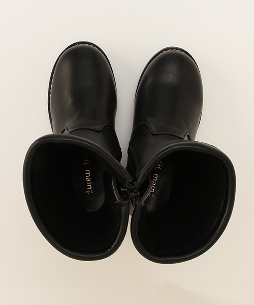 petit main（プティマイン）の「ロングブーツ（ブーツ・キッズ・ブラック・19cm/17cm/18cm）」の9枚目の写真