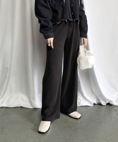 me+em select（ミームセレクト）の「スムースカットイージースラックス（スラックス・レディース・ブラック/ブラウン/グレー・FREE）」の16枚目の写真