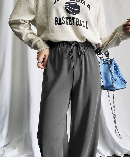 me+em select（ミームセレクト）の「スムースカットイージースラックス（スラックス・レディース・ブラック/ブラウン/グレー・FREE）」の22枚目の写真