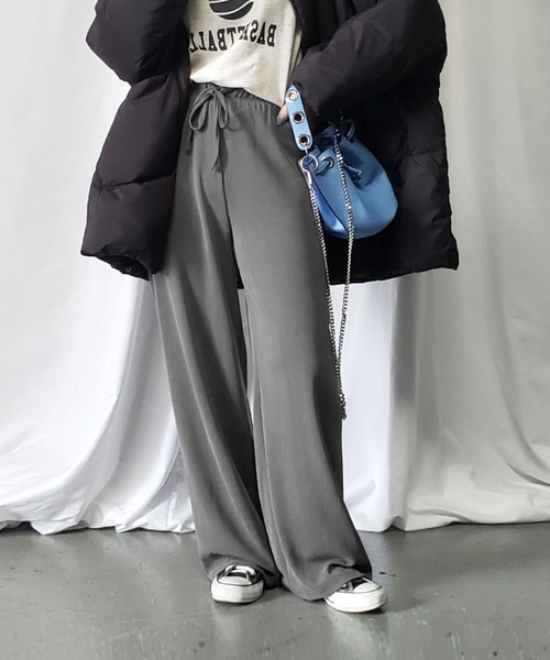 me+em select（ミームセレクト）の「スムースカットイージースラックス（スラックス・レディース・ブラック/ブラウン/グレー・FREE）」の20枚目の写真