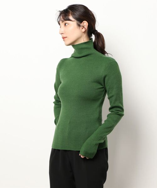 KOBE LETTUCE（コウベレタス）の「もっちりハイネックニットトップス（ニット/セーター・レディース・ホワイト系その他/ブラック/グリーン/ブラウン系その他・FREE）」の12枚目の写真