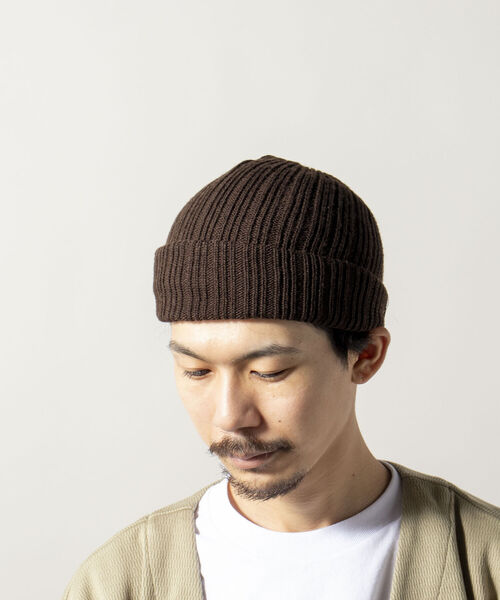 halo commodity(ハロ コモディティー)の「【halo Commodity/ハロ コモディティー】Half Thick Watch ワッチ ニット帽(ニットキャップ/ビーニー・メンズ・チャコールグレー/ブラック/ブラウン/オレンジ・FREE)」の7枚目の写真