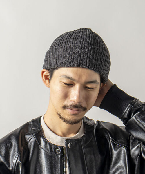 halo commodity(ハロ コモディティー)の「【halo Commodity/ハロ コモディティー】Half Thick Watch ワッチ ニット帽(ニットキャップ/ビーニー・メンズ・チャコールグレー/ブラック/ブラウン/オレンジ・FREE)」の5枚目の写真