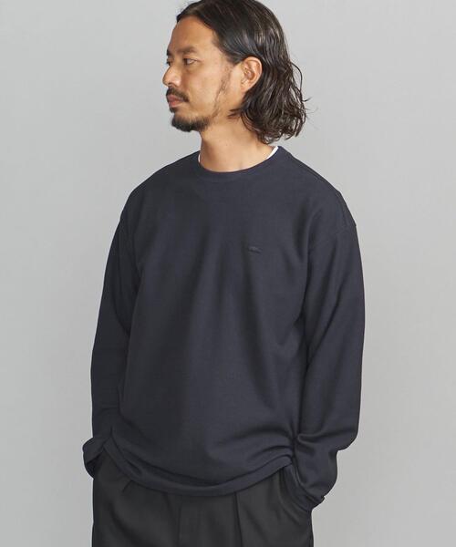 LACOSTE(ラコステ)の「【別注】 <LACOSTE(ラコステ)> 1TONE LS TEE/カットソー(Tシャツ/カットソー・メンズ・ホワイト/ダークグリーン/ベージュ/ネイビー/ロイヤルブルー・S/M/L/XL)」の4枚目の写真
