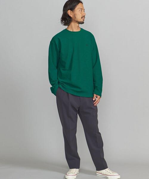LACOSTE(ラコステ)の「【別注】 <LACOSTE(ラコステ)> 1TONE LS TEE/カットソー(Tシャツ/カットソー・メンズ・ホワイト/ダークグリーン/ベージュ/ネイビー/ロイヤルブルー・S/M/L/XL)」の10枚目の写真