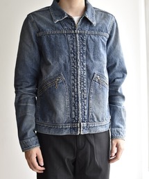 MINEDENIM デニム ビッグシャツ サイドポケット コート ジャケット MINEDENIM - [STANDARD] 801 CF-GJKT USD （INDIGO） / デニム