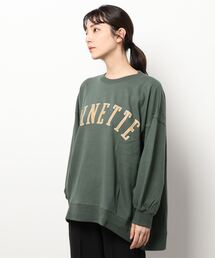 Samansa Mos2 | ロゴプリントスウェットトレーナー(スウェット)