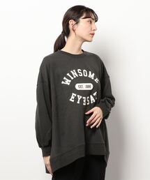 Samansa Mos2 | ロゴプリントスウェットトレーナー(スウェット)