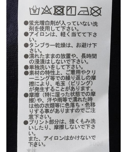 Green　Parks（グリーンパークス）の「ブロックロゴロンTEE＊（Tシャツ/カットソー・レディース・オフホワイト/ダークネイビー・FREE）」の8枚目の写真