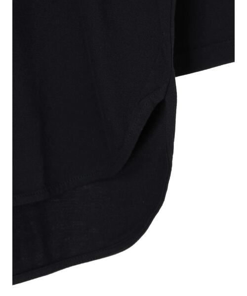 Green　Parks（グリーンパークス）の「ブロックロゴロンTEE＊（Tシャツ/カットソー・レディース・オフホワイト/ダークネイビー・FREE）」の6枚目の写真