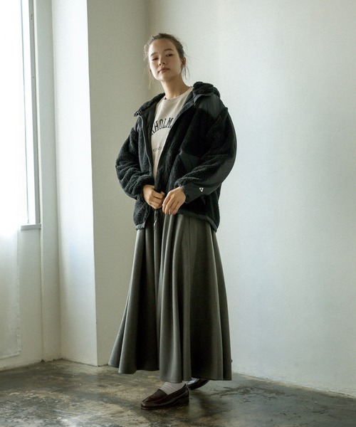 GERRY(ジェリー)の「【GERRY】BOA HALF HOODIE/ボアハーフフーディー(その他アウター・レディース・オフホワイト/ブラック/グレー・FREE)」の16枚目の写真