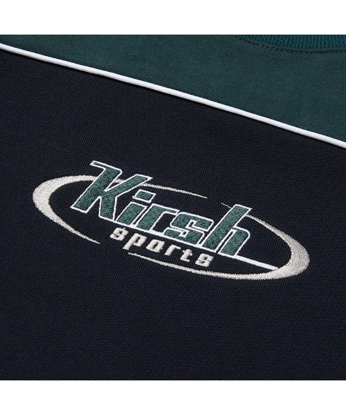 KIRSH(キルシー)の「A'GEM/9 × .kom『KIRSH/キルシー』SPORTS CIRCLE LOGO PIPING SWEATSHIRT KA /スポーツ サイクル ロゴ パイピング スウェットシャツ(スウェット・レディース・チャコールグレー/ネイビー・FREE)」の21枚目の写真