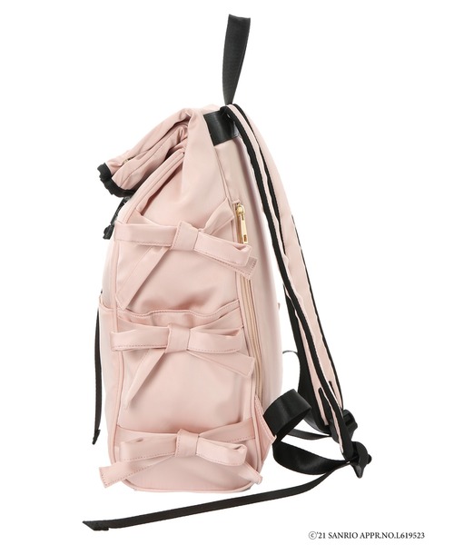 Honey Salon(ハニーサロン)の「【予備生産分】ウィッシュミーメル×HS サイドレースアップリュック(バックパック/リュック・レディース・ブラック/ピンク・FREE)」の9枚目の写真