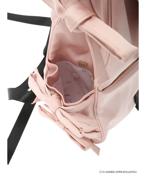 Honey Salon(ハニーサロン)の「【予備生産分】ウィッシュミーメル×HS サイドレースアップリュック(バックパック/リュック・レディース・ブラック/ピンク・FREE)」の11枚目の写真