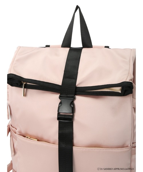 Honey Salon(ハニーサロン)の「【予備生産分】ウィッシュミーメル×HS サイドレースアップリュック(バックパック/リュック・レディース・ブラック/ピンク・FREE)」の12枚目の写真