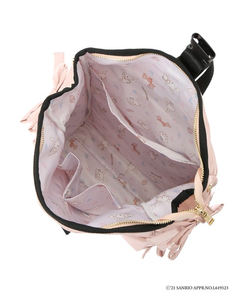 Honey Salon(ハニーサロン)の「【予備生産分】ウィッシュミーメル×HS サイドレースアップリュック(バックパック/リュック・レディース・ブラック/ピンク・FREE)」の13枚目の写真