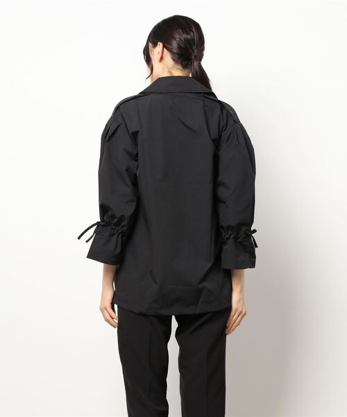 FREE STYLISTS（フリー スタイリスト）の「オーバーサイズ　ミドル丈トレンチジャケットコート（トレンチコート・レディース・ブラック/ベージュ・M/L/S）」の14枚目の写真