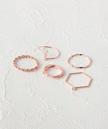 ◆ミニパールアソートセットリング