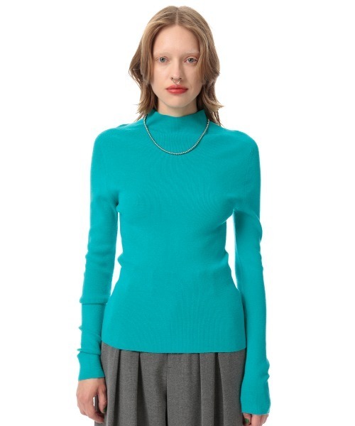 sly タートルローゲージニット SLY（スライ）の「SMOOTHLY HG TURTLE TOPS ハイゲージ タートル