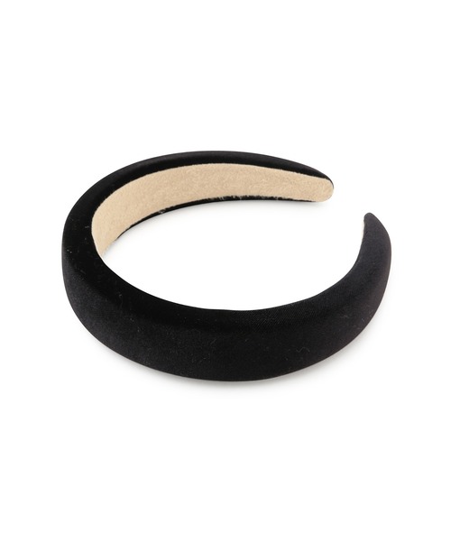 MADEMOISELLE ROPE'（マドモアゼル ロペ）の「ベロアカチューシャ（カチューシャ・レディース・サックスブルー/マスタード/ブラック・FREE）」の2枚目の写真