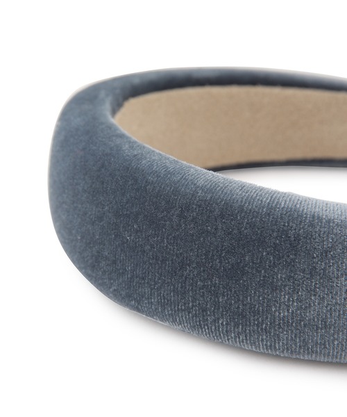 MADEMOISELLE ROPE'（マドモアゼル ロペ）の「ベロアカチューシャ（カチューシャ・レディース・サックスブルー/マスタード/ブラック・FREE）」の7枚目の写真