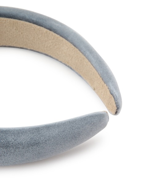 MADEMOISELLE ROPE'（マドモアゼル ロペ）の「ベロアカチューシャ（カチューシャ・レディース・サックスブルー/マスタード/ブラック・FREE）」の4枚目の写真