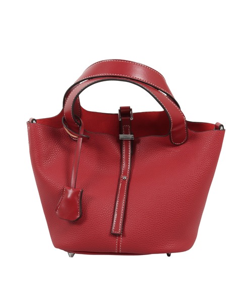 KOBE LETTUCE（コウベレタス）の「ポーチ付き2wayショルダーバッグ（ショルダーバッグ・レディース・ブラック/ネイビー/アイボリー/キャメル/レッド/グリーン・FREE）」の6枚目の写真