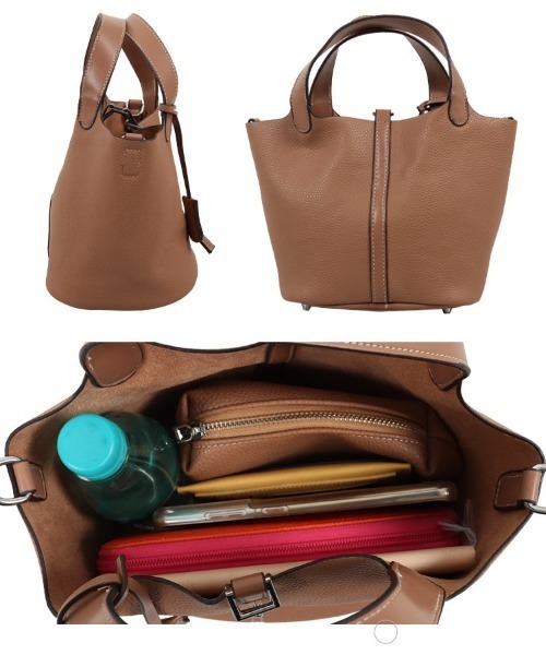 KOBE LETTUCE（コウベレタス）の「ポーチ付き2wayショルダーバッグ（ショルダーバッグ・レディース・ブラック/ネイビー/アイボリー/キャメル/レッド/グリーン・FREE）」の16枚目の写真