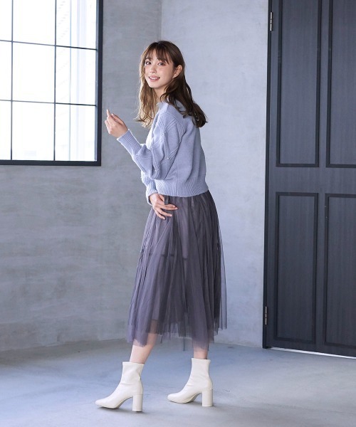 安心発送即出荷 セール ウエストベルトチュールスカート スカート Queens Court クイーンズコート のファッション 激安購入 店舗 Arenatheatre Net