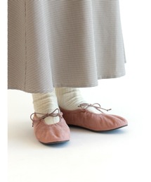 ehka sopo | エコスエードシャーリングバレエシューズ(バレエシューズ)