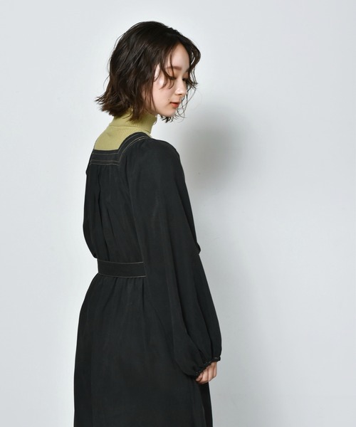 完璧 ワンピース Girl レトロガール のワンピース ベルト付きスクエアワンピース Rwb001 を購入できます Retro Retroベルト付きスクエアワンピース 返品交換不可