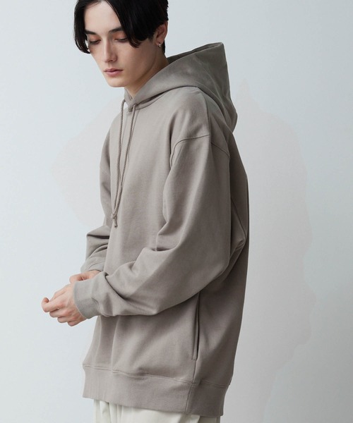 CLEL(クレイル)の「【CLEL】Heavy Weight Loose Parka / ヘビーウェイト ルーズパーカー(パーカー・メンズ・チャコールグレー/オフホワイト/グレイッシュベージュ・S/M/L)」の15枚目の写真