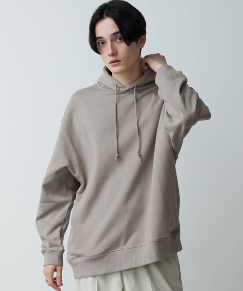CLEL(クレイル)の「【CLEL】Heavy Weight Loose Parka / ヘビーウェイト ルーズパーカー(パーカー・メンズ・チャコールグレー/オフホワイト/グレイッシュベージュ・S/M/L)」の16枚目の写真