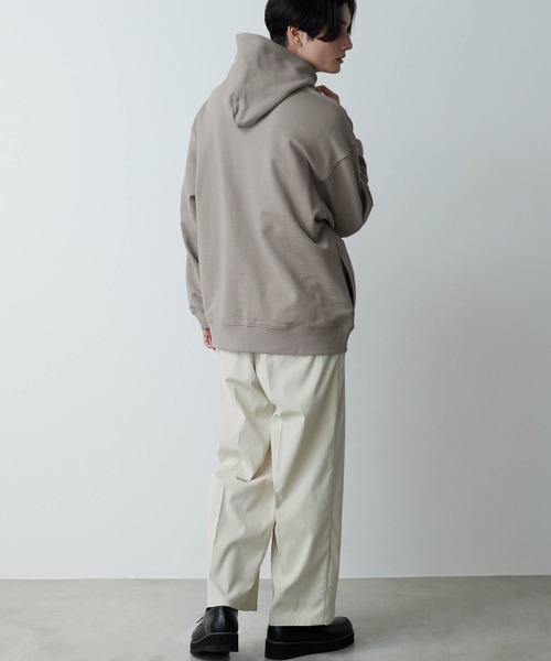 CLEL(クレイル)の「【CLEL】Heavy Weight Loose Parka / ヘビーウェイト ルーズパーカー(パーカー・メンズ・チャコールグレー/オフホワイト/グレイッシュベージュ・S/M/L)」の19枚目の写真