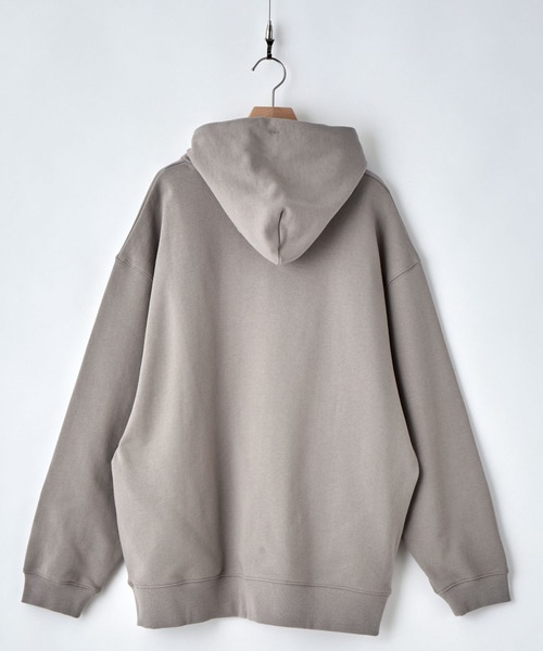 CLEL(クレイル)の「【CLEL】Heavy Weight Loose Parka / ヘビーウェイト ルーズパーカー(パーカー・メンズ・チャコールグレー/オフホワイト/グレイッシュベージュ・S/M/L)」の9枚目の写真