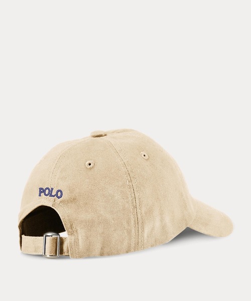 POLO RALPH LAUREN CHILDRENSWEAR（ポロ ラルフ ローレン チルドレンズウェア）の「コットン チノ ベースボール キャップ（キャップ・キッズ・ブラウン系3・ONE/S/M）」の4枚目の写真