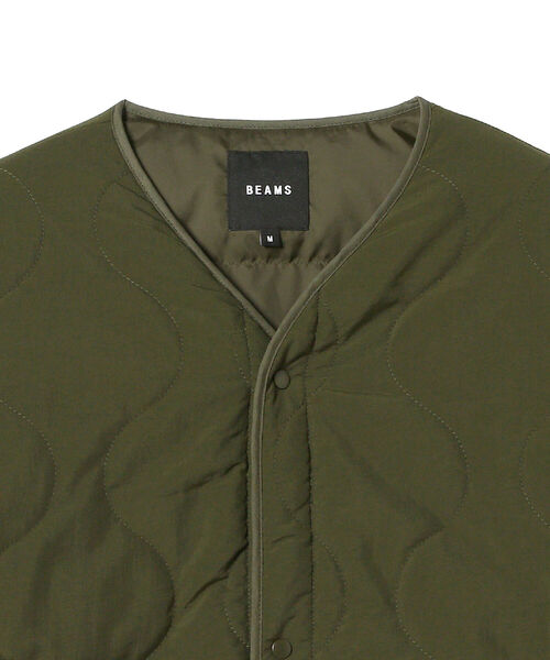 BEAMS（ビームス）の「BEAMS / ミリタリー ライナー ダウンジャケット（ブルゾン・メンズ・ブラック/オリーブ・SMALL/LARGE/X-LARGE/MEDIUM）」の13枚目の写真