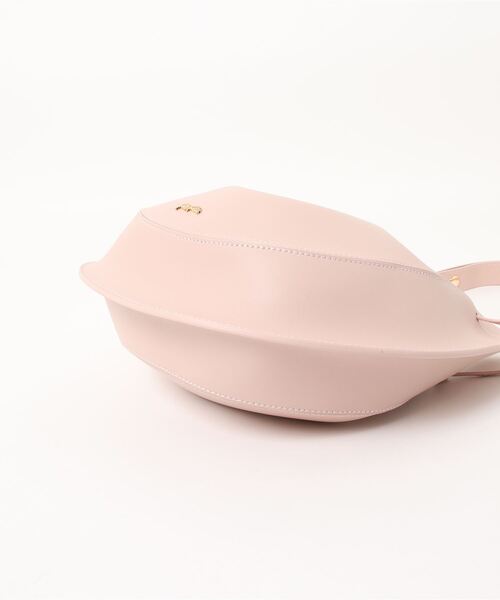 Folli Follie(フォリフォリ)の「EMMA ラウンドレザーショルダーバッグ(ショルダーバッグ・レディース・ベージュ/ピンク・フリー)」の7枚目の写真