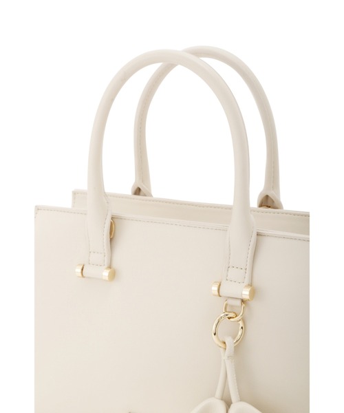 JILL STUART(ジルスチュアート)の「◆ポーリーンバッグ(ハンドバッグ・レディース・ホワイト/ピンク・フリ-)」の9枚目の写真