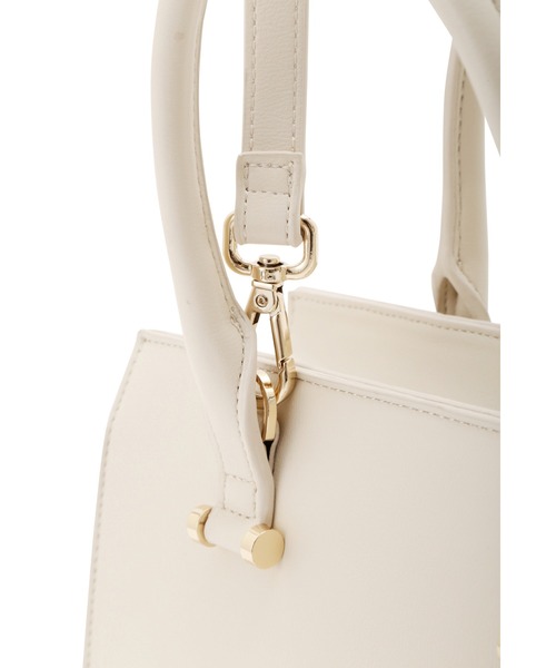 JILL STUART(ジルスチュアート)の「◆ポーリーンバッグ(ハンドバッグ・レディース・ホワイト/ピンク・フリ-)」の10枚目の写真