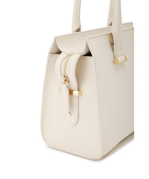 JILL STUART(ジルスチュアート)の「◆ポーリーンバッグ(ハンドバッグ・レディース・ホワイト/ピンク・フリ-)」の7枚目の写真