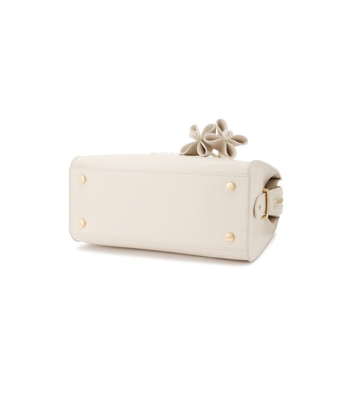 JILL STUART(ジルスチュアート)の「◆ポーリーンバッグ(ハンドバッグ・レディース・ホワイト/ピンク・フリ-)」の4枚目の写真