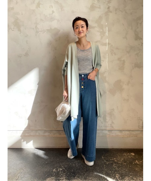 YVES ANDRIEUX(イヴアンドリュー)の「《YVES ANDRIEUX》ポーチ(ポーチ・レディース・ホワイト/カーキ・FREE)」の5枚目の写真