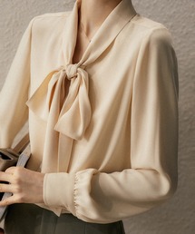 DAY CLOSET | レディース アシメヘムボウタイブラウス(シャツ/ブラウス)