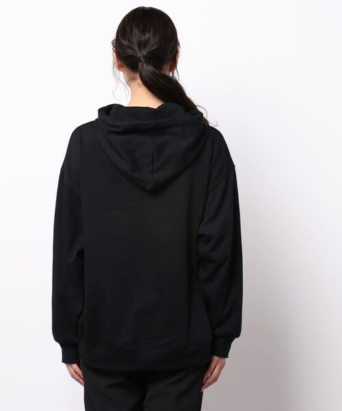 ehka sopo（エヘカソポ）の「ビッグシルエットパーカー（パーカー・レディース・ブラック/ベージュ/グレー/サックスブルー・ﾌﾘ-）」の5枚目の写真