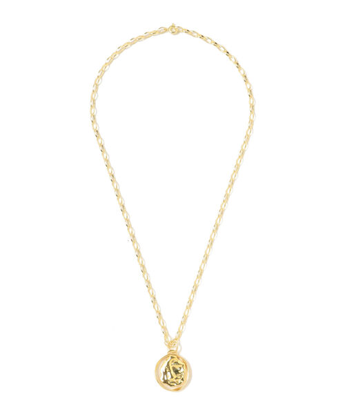 Ray BEAMS（レイビームス）の「BONVO / DIA ARC ネックレス（ネックレス・レディース・ゴールド・ONE SIZE）」の2枚目の写真